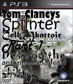 Box art for Tom Clancys Splinter Cell