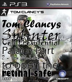 Box art for Tom Clancys Splinter Cell