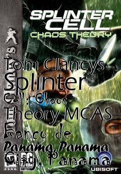 Box art for Tom Clancys Splinter Cell: Chaos Theory