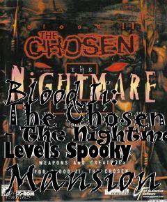 Box art for Blood Ii: The Chosen - The Nightmare Levels