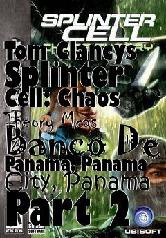 Box art for Tom Clancys Splinter Cell: Chaos Theory