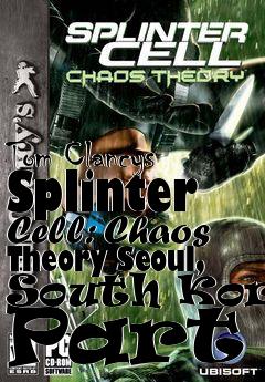 Box art for Tom Clancys Splinter Cell: Chaos Theory