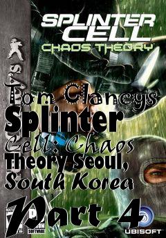 Box art for Tom Clancys Splinter Cell: Chaos Theory