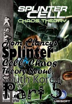 Box art for Tom Clancys Splinter Cell: Chaos Theory