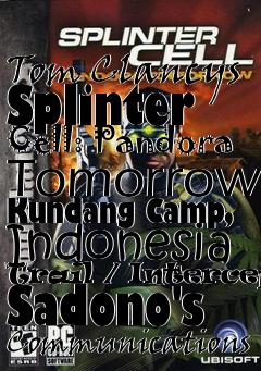 Box art for Tom Clancys Splinter Cell: Pandora Tomorrow