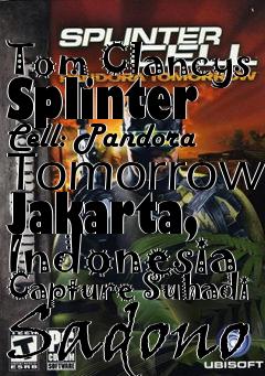 Box art for Tom Clancys Splinter Cell: Pandora Tomorrow