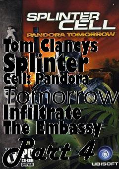 Box art for Tom Clancys Splinter Cell: Pandora Tomorrow