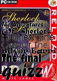 Box art for The Adventures Of Sherlock Holmes: The Case Of The Silver Earring