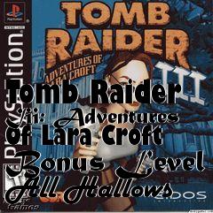 Box art for Tomb Raider Iii: Adventures Of Lara Croft