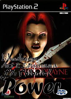 Box art for Bloodrayne