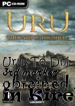 Box art for Uru: To Dni