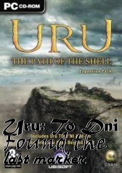 Box art for Uru: To Dni