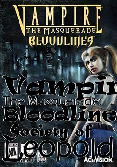 Box art for Vampire: The Masquerade: Bloodlines