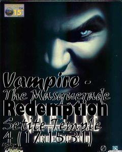 Box art for Vampire - The Masquerade Redemption