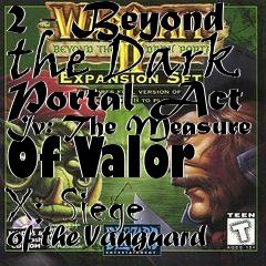 Box art for WarCraft 2 - Beyond the Dark Portal