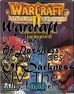 Box art for Warcraft Ii Tides Of Darkness