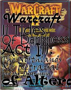 Box art for Warcraft Ii Tides Of Darkness