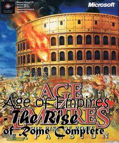 Box art for Age of Empires - The Rise of Rome