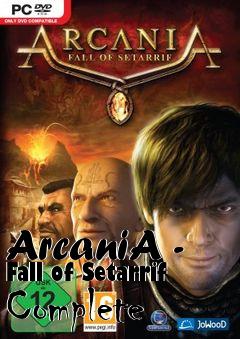 Box art for ArcaniA - Fall of Setarrif