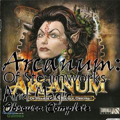 Box art for Arcanum: Of Steamworks And Magic Obscura