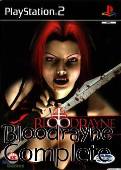 Box art for Bloodrayne