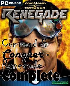 Box art for Command & Conquer - Renegade