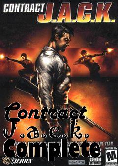 Box art for Contract J.a.c.k.