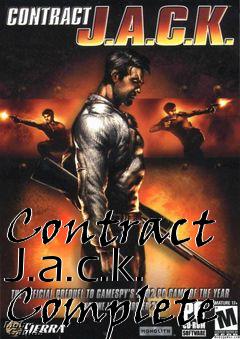 Box art for Contract J.a.c.k.