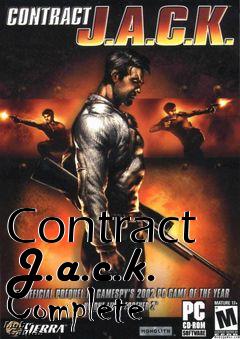 Box art for Contract J.a.c.k.