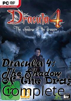 Box art for Dracula 4: The Shadow Of The Dragon