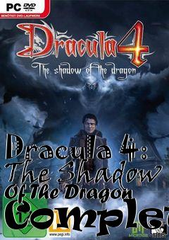 Box art for Dracula 4: The Shadow Of The Dragon