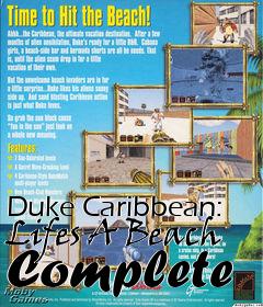 Box art for Duke Caribbean: Lifes A Beach