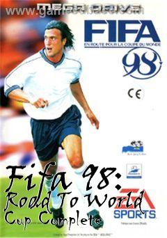 Box art for Fifa 98: Road To World Cup