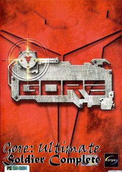 Box art for Gore: Ultimate Soldier