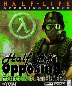 Box art for Half Life Opposing Force