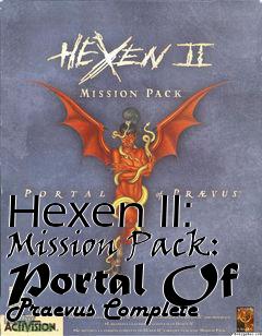 Box art for Hexen II: Mission Pack: Portal Of Praevus