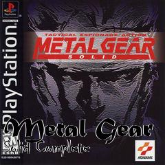 Box art for Metal Gear Solid