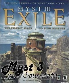 Box art for Myst 3 - Exile