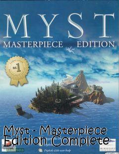 Box art for Myst - Masterpiece Edition