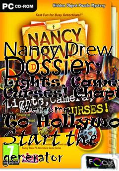 Box art for Nancy Drew Dossier: Lights, Camera, Curses!