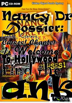 Box art for Nancy Drew Dossier: Lights, Camera, Curses!