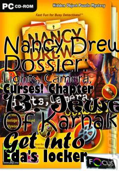 Box art for Nancy Drew Dossier: Lights, Camera, Curses!