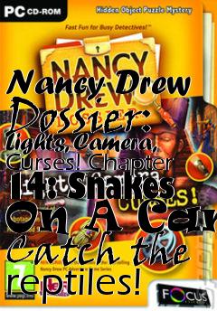 Box art for Nancy Drew Dossier: Lights, Camera, Curses!