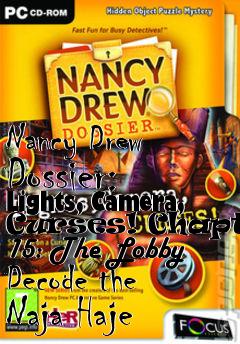 Box art for Nancy Drew Dossier: Lights, Camera, Curses!