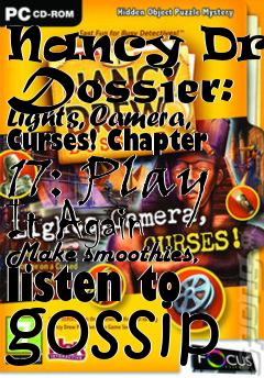 Box art for Nancy Drew Dossier: Lights, Camera, Curses!