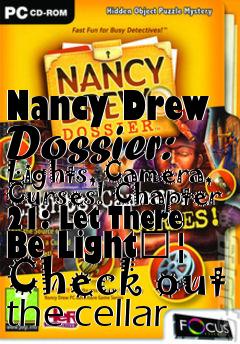 Box art for Nancy Drew Dossier: Lights, Camera, Curses!