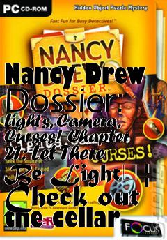 Box art for Nancy Drew Dossier: Lights, Camera, Curses!