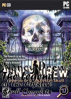 Box art for Nancy Drew: The Legend of the Crystal Skull