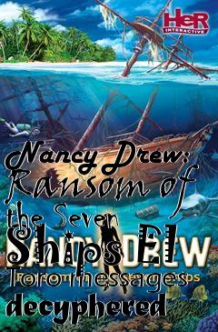 Box art for Nancy Drew: Ransom of the Seven Ships