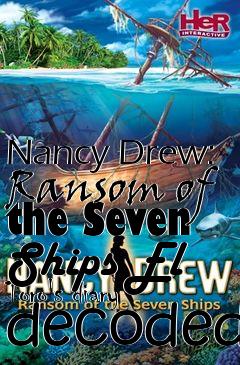 Box art for Nancy Drew: Ransom of the Seven Ships